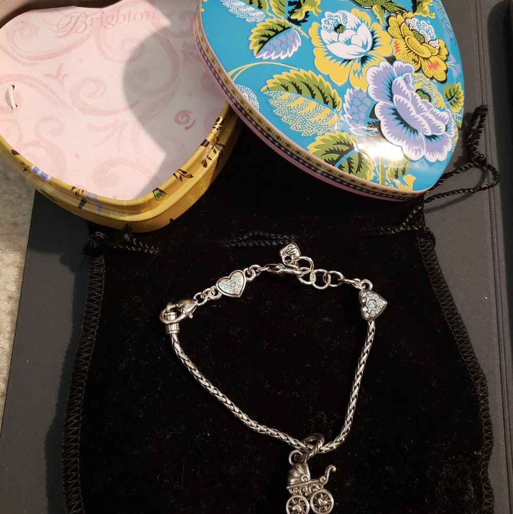 Brighton bracelet and sweet pea stroller charm